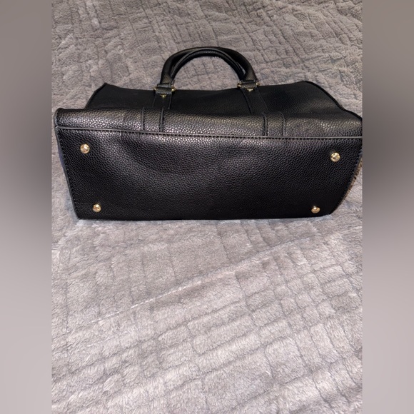 DASEIN Black and Blue Tote Handbag with Matching Clutch and Coin/Cardholder - Picture 6 of 16